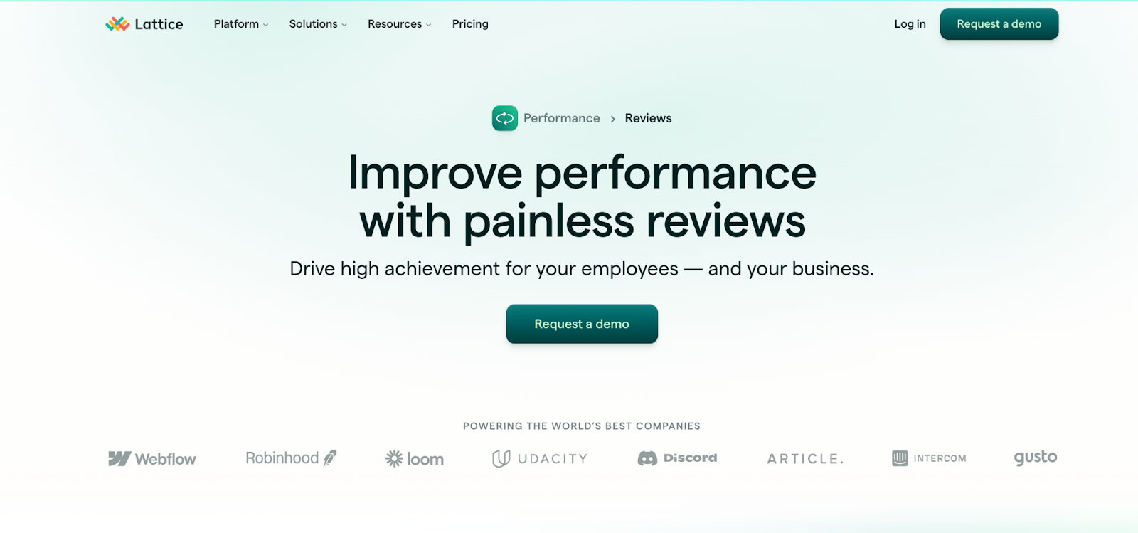 Performance management software