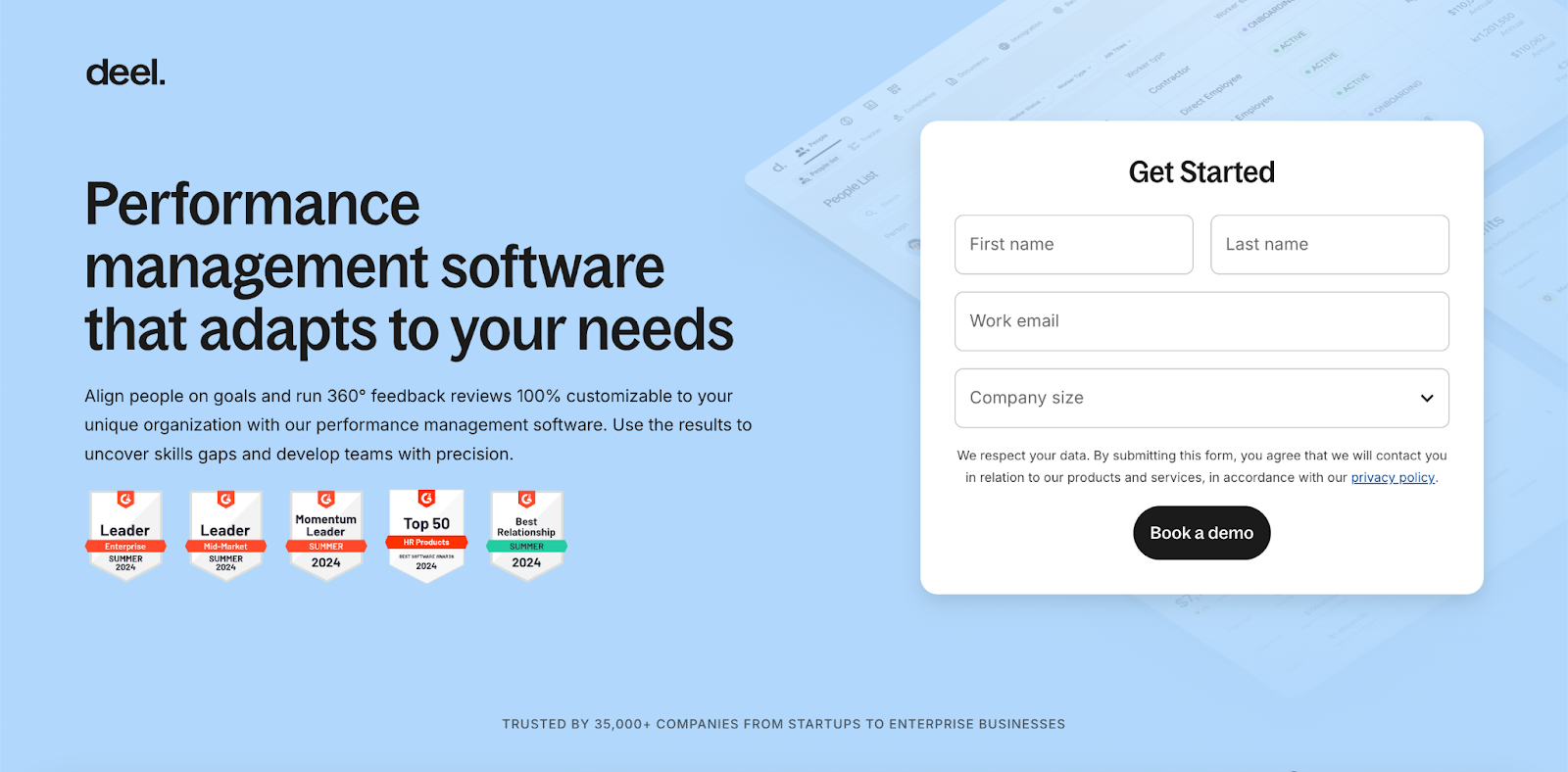 Performance management software