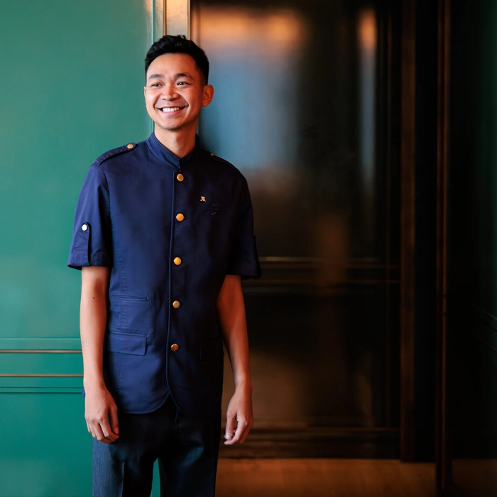 Marriott employee smiling