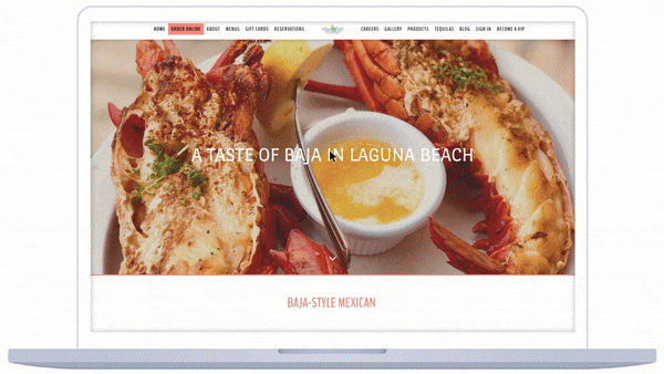 Restaurant Website Design