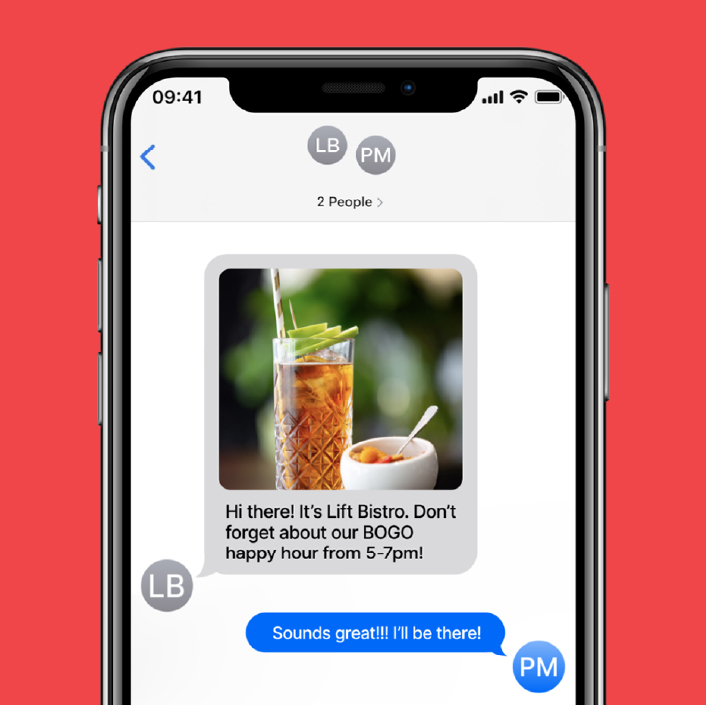 Join the group text: Text message marketing for restaurants