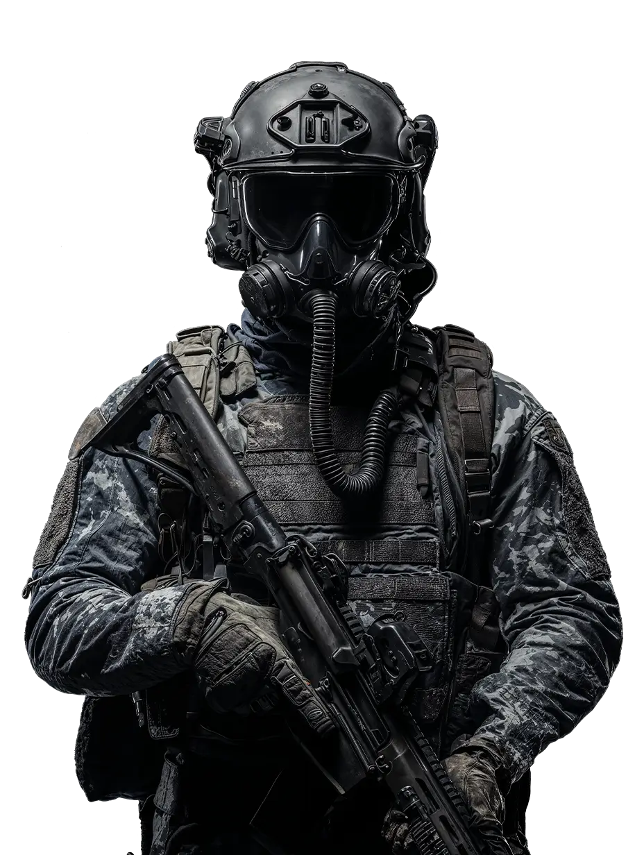 next-generation special forces soldier Sky Dominion for card game Tide of steel