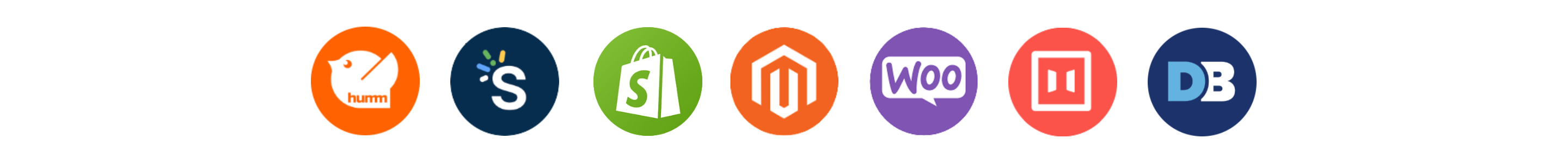 Icons of partner lenders and ecommerce platforms