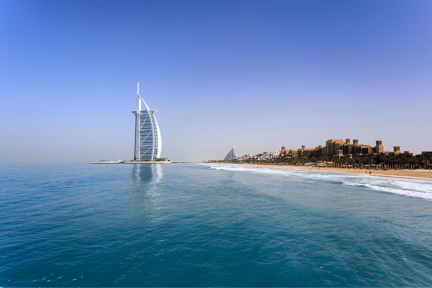 Panoramic view of beach
