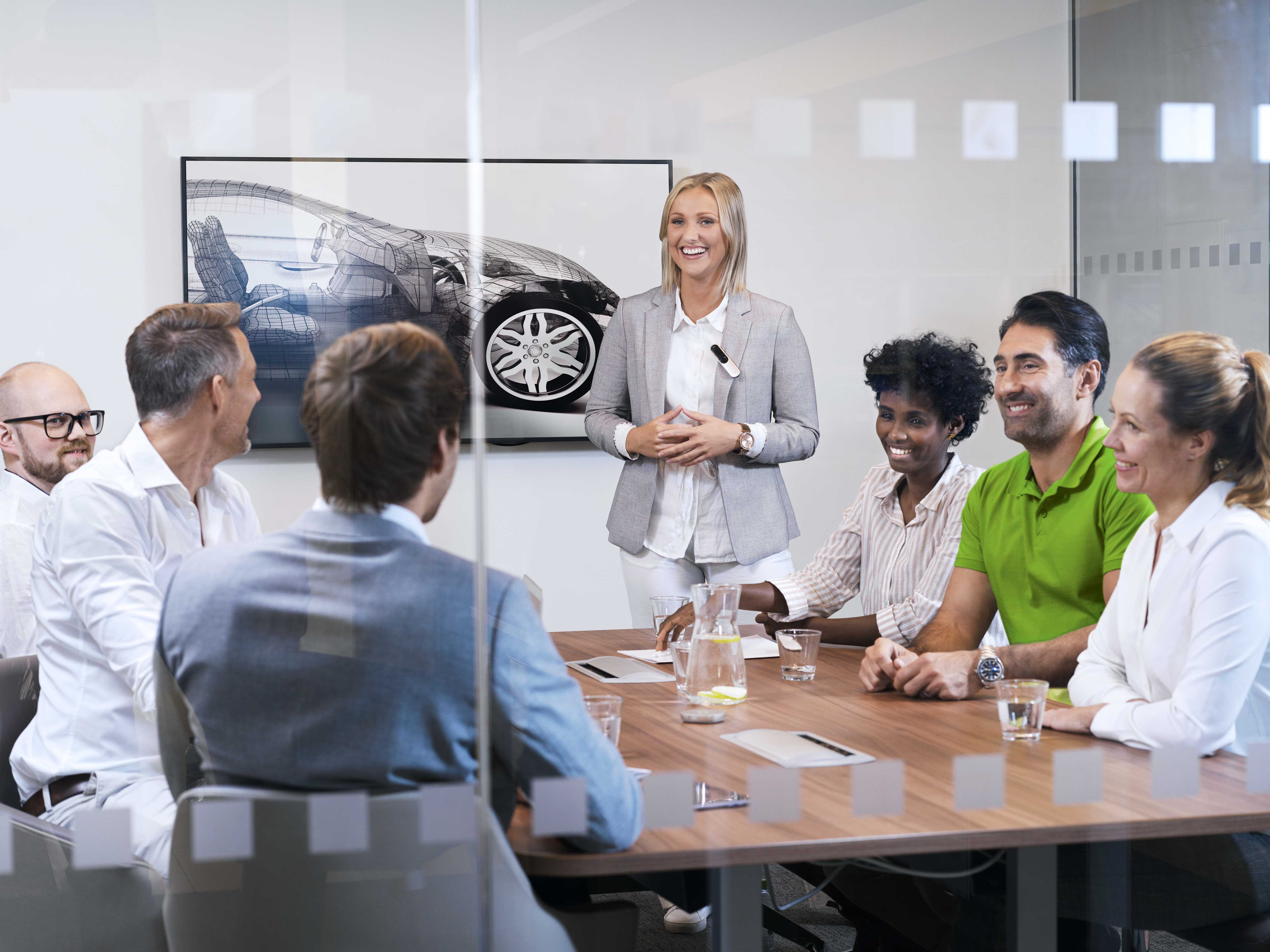 People in a meeting room