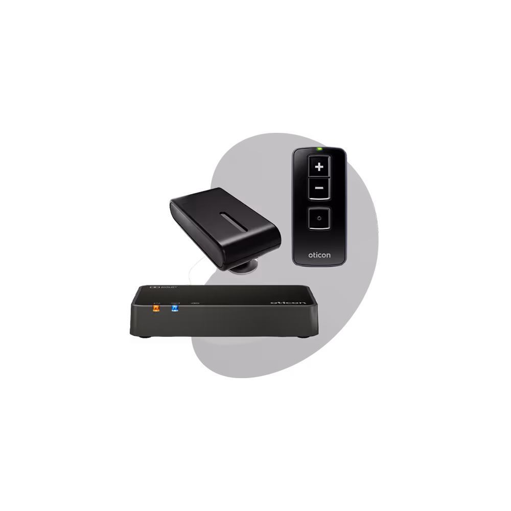 Oticon products for hearing aids