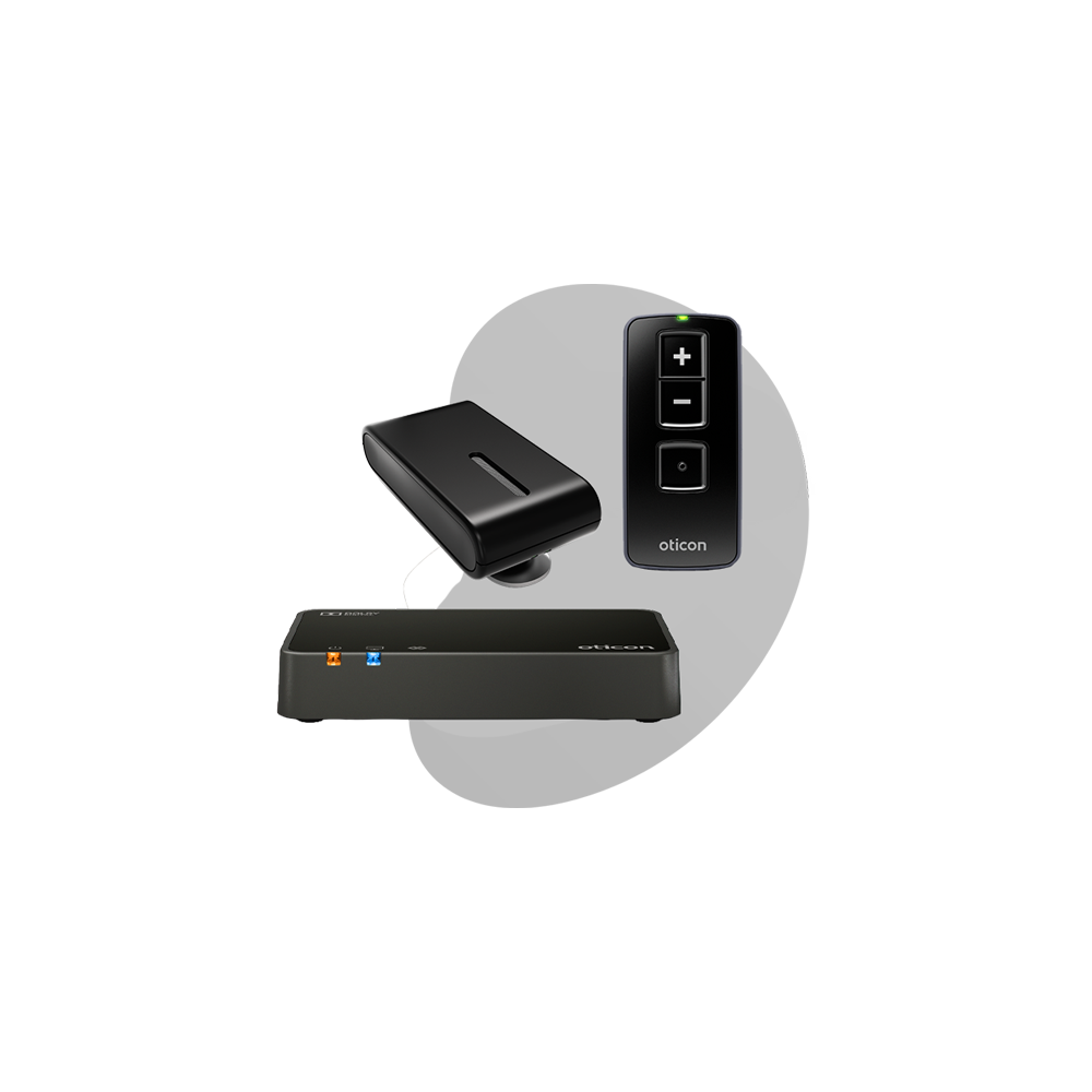 Oticon products for hearing aids