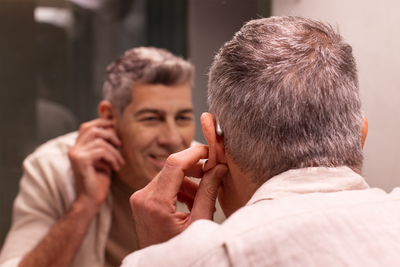 Hearing Aid Wearer Image 