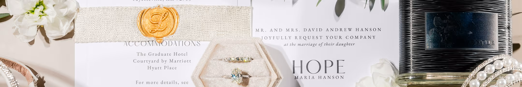 An image of items from wedding