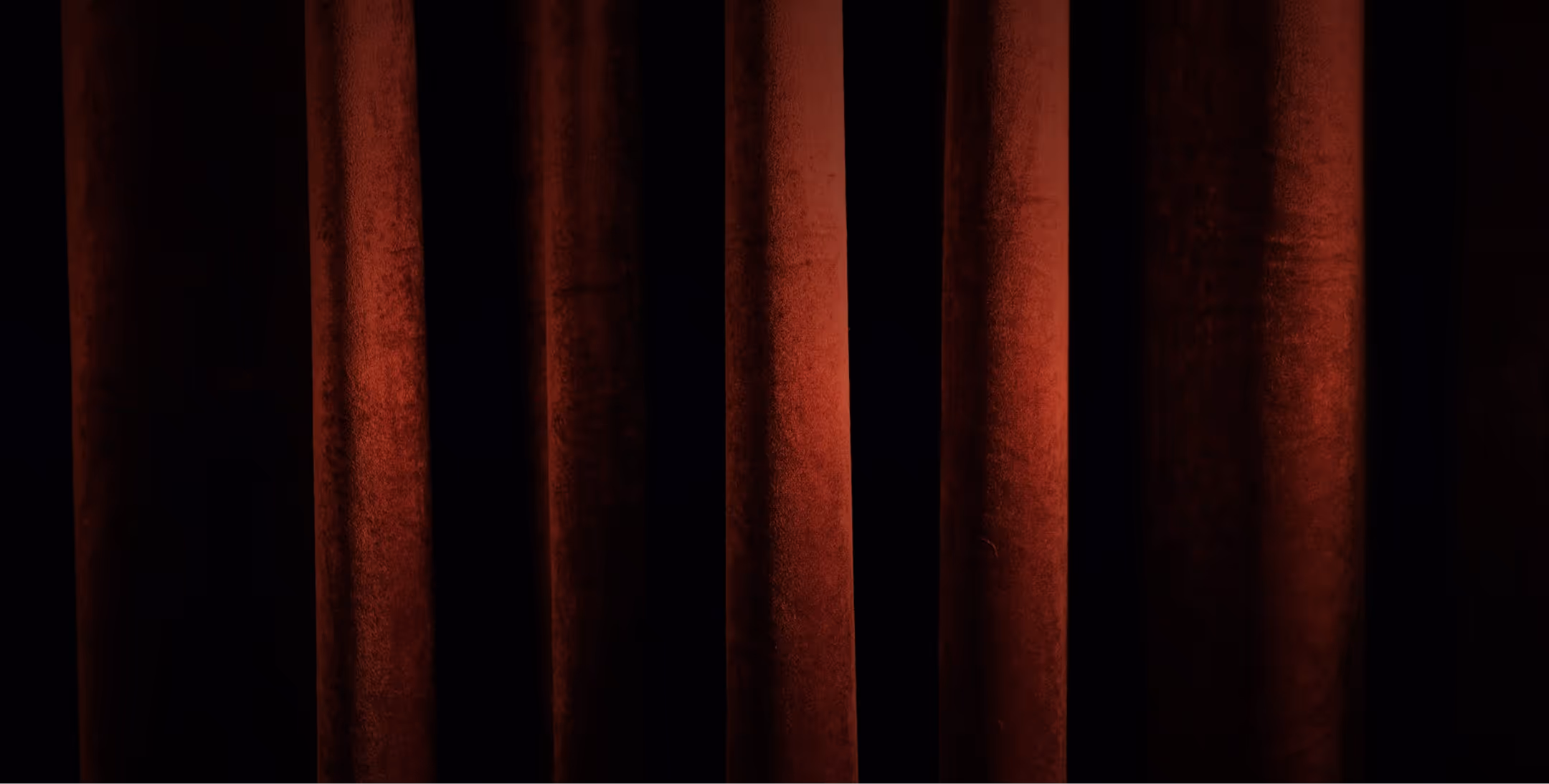 Red curtain