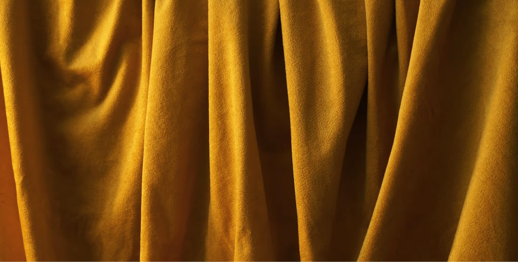 Yellow curtain