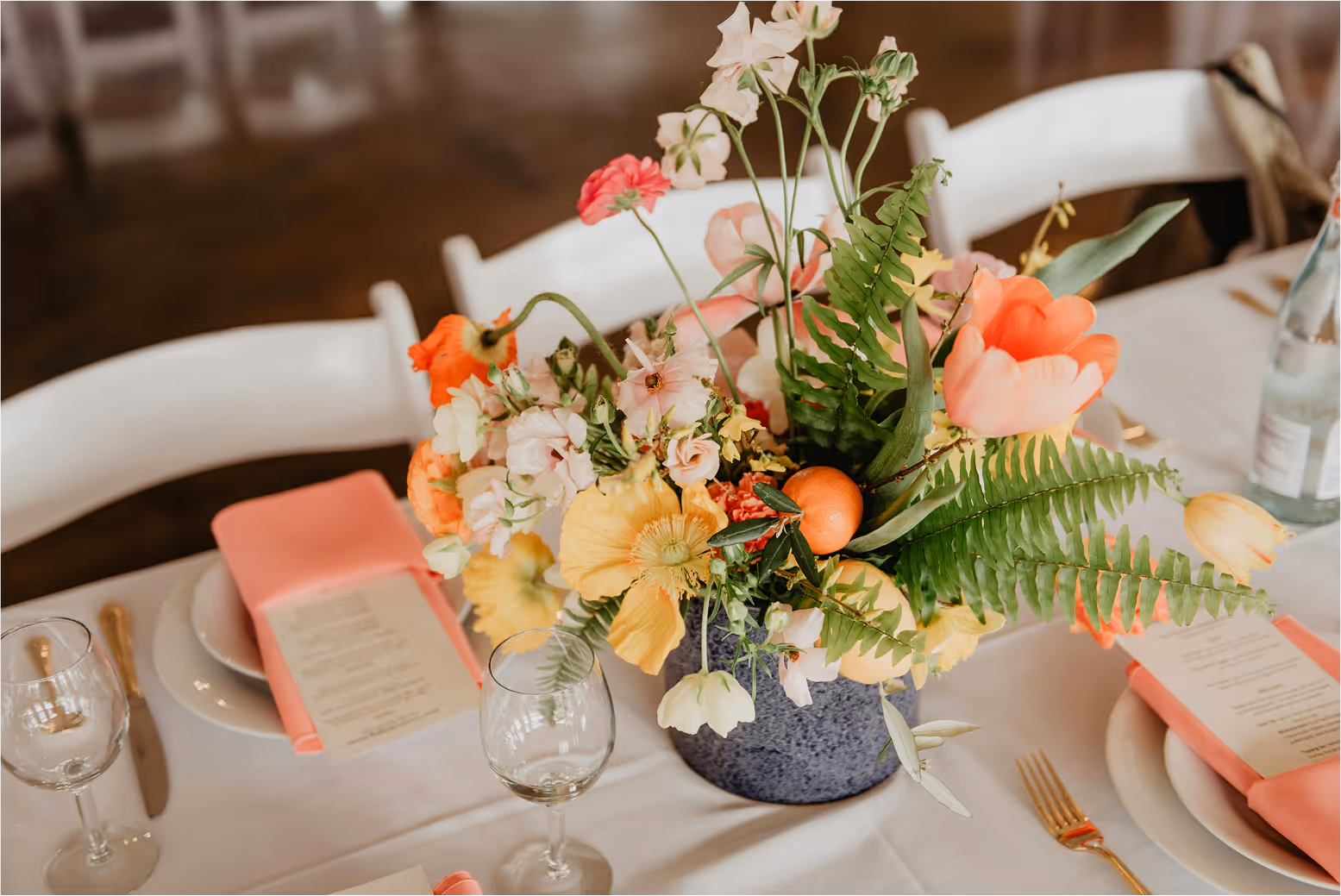 image of flowers on table