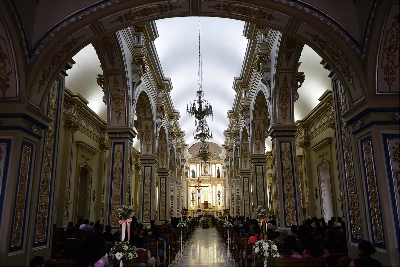 An image of a church from inside