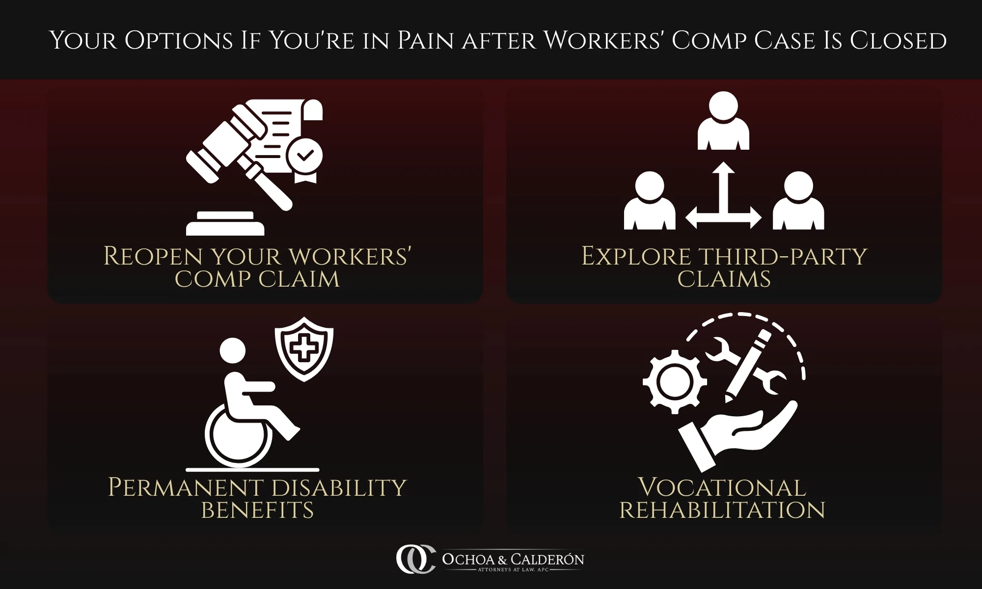  Your Options If You're in Pain after Workers' Comp Case Is Closed