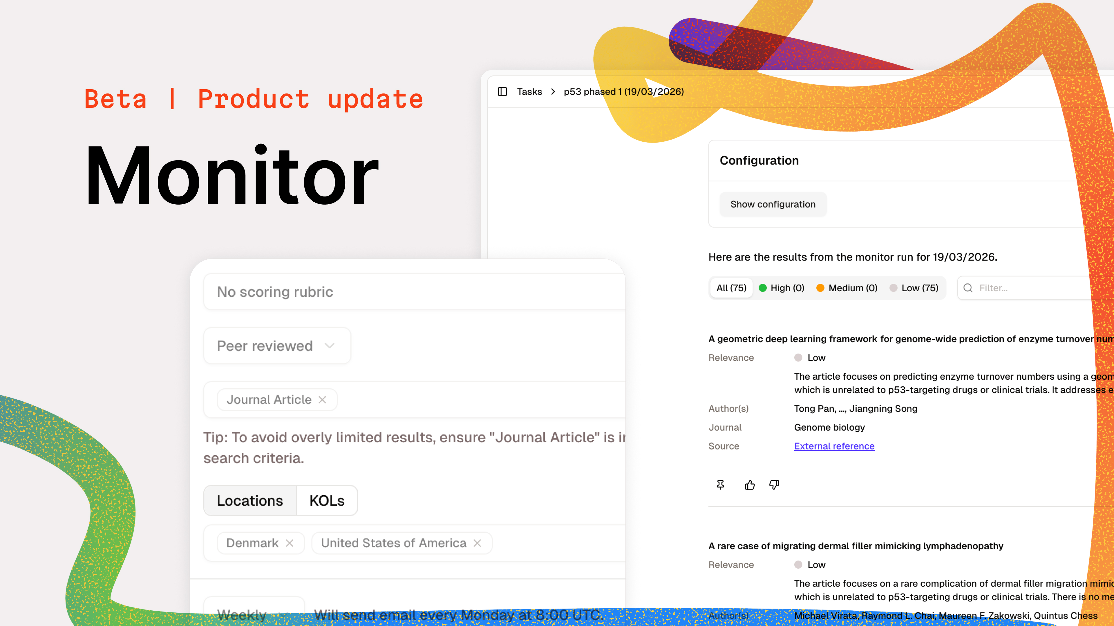 Introducing Monitor: Continuous Literature Scanning for What Matters to You