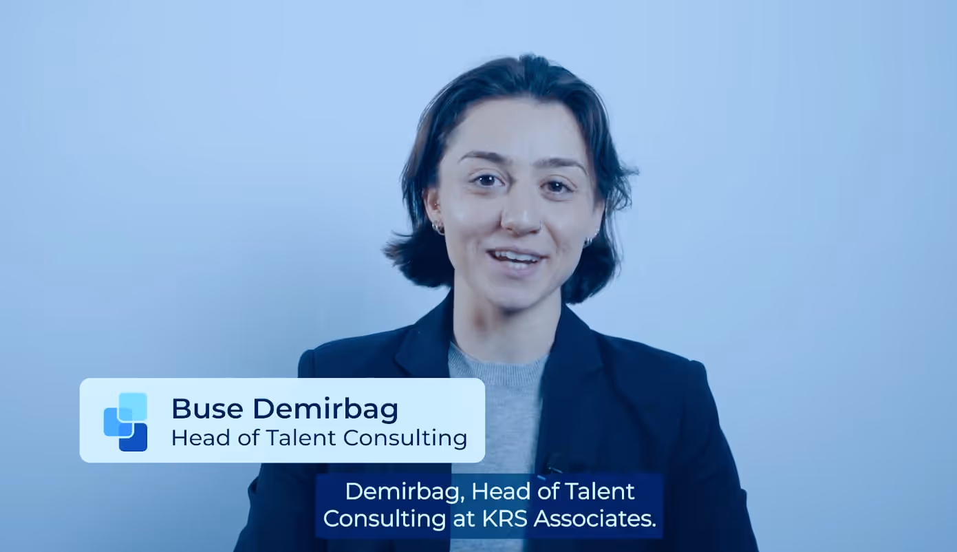 Buse Demirbag Head of Talent Consulting KRS Associates