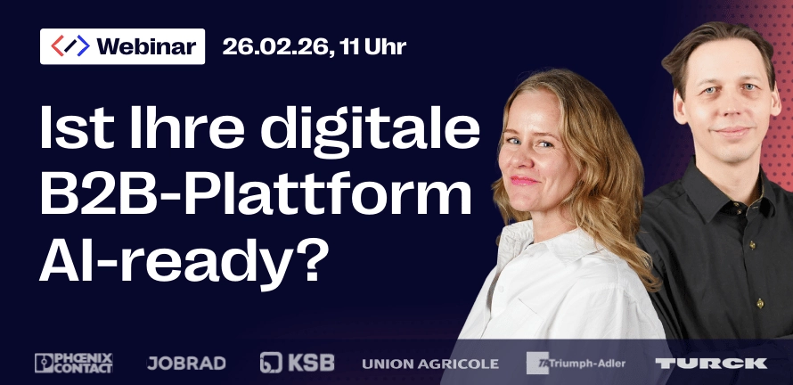 „Ist Ihre digitale B2B Plattform AI-ready?“ | Webinar (inklusive Checkliste)