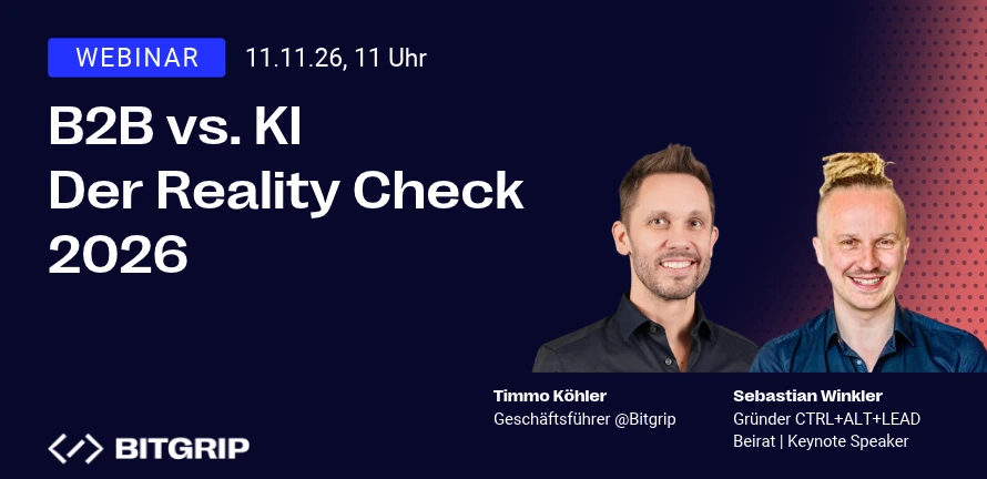 Kostenloses Webinar mit Timmo Köhler & Sebastian Winkler