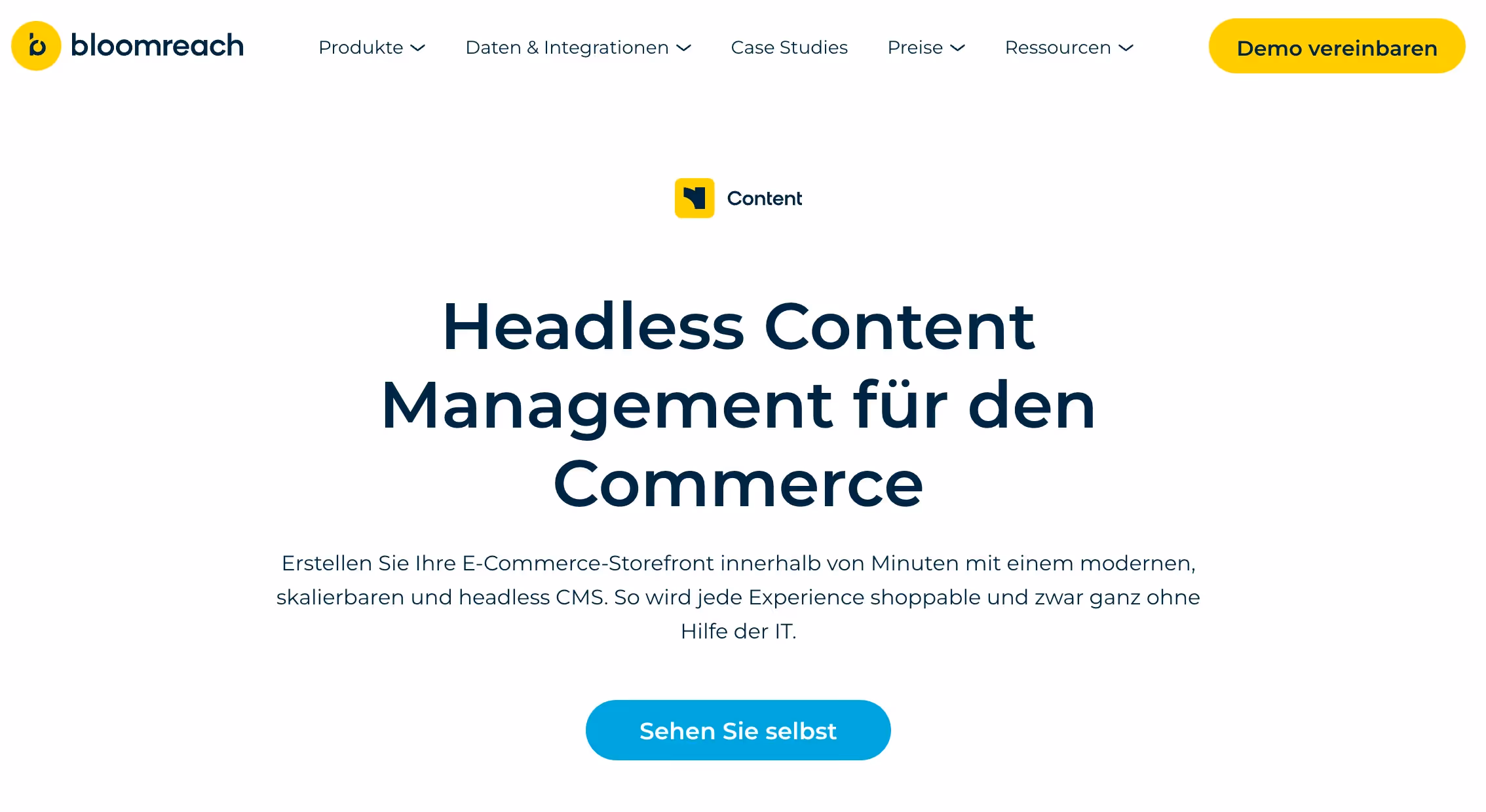 Bloomreach Headless Content-Management-Plattform