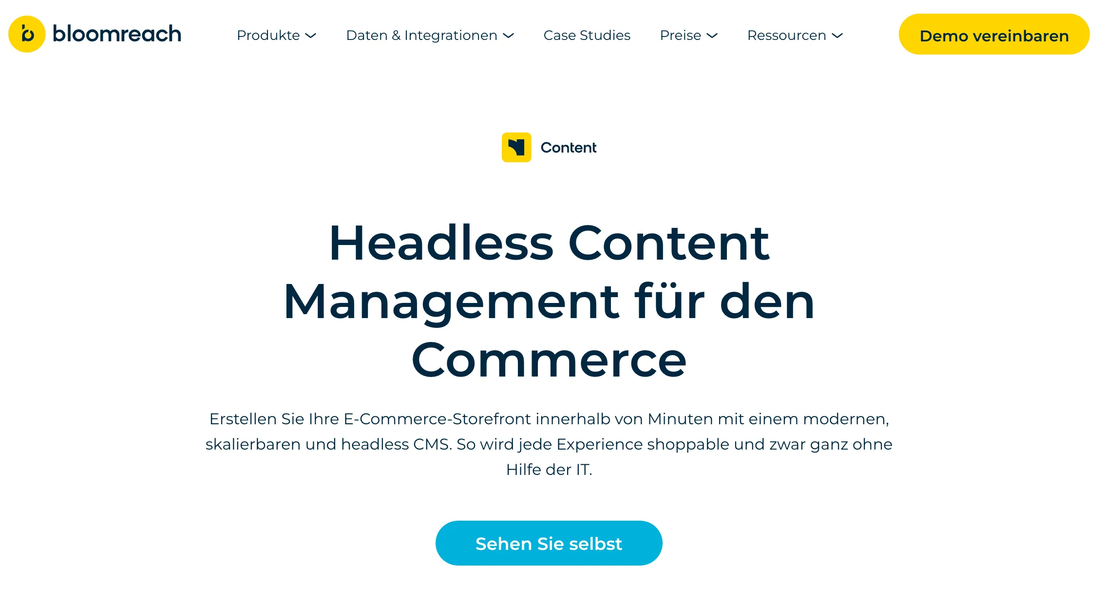 Bloomreach Headless Content-Management-Plattform