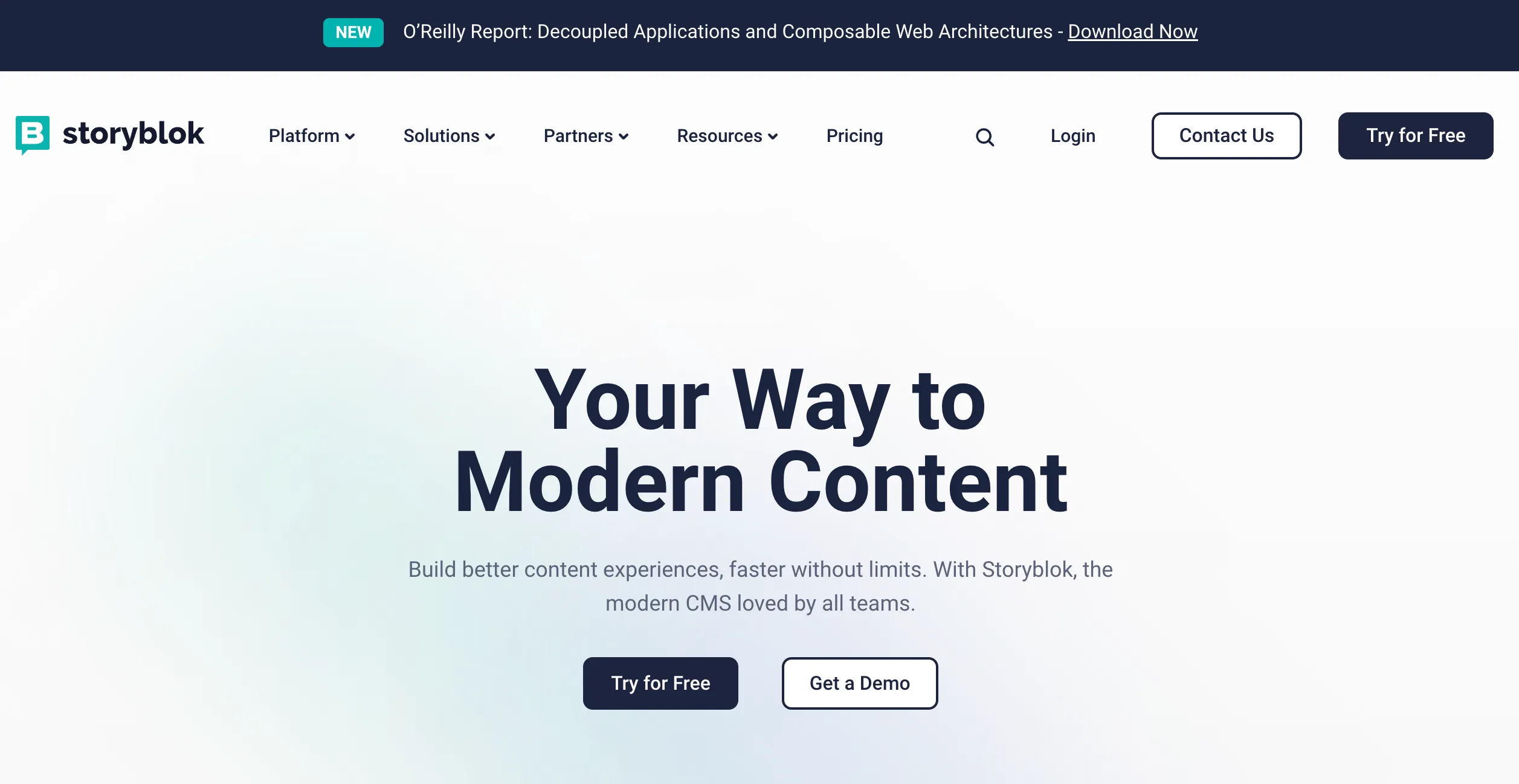 Storyblok Headless CMS