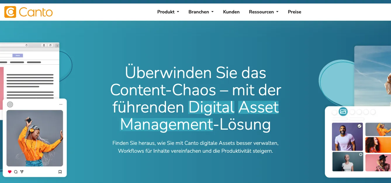 Canto Digital Asset Management (DAM)