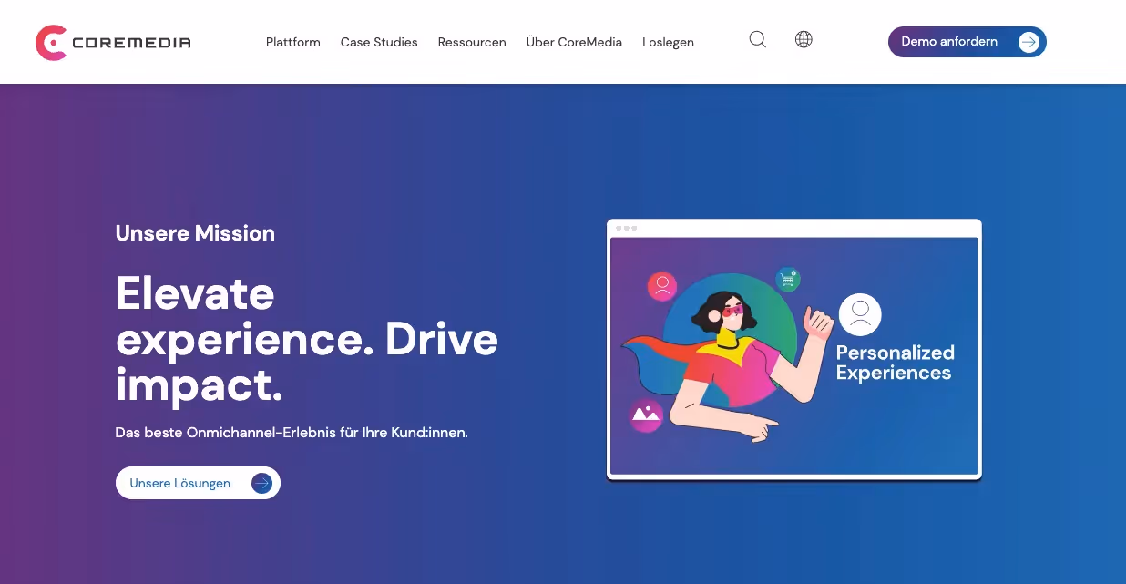 CoreMedia: Digital Asset Management Plattform als Teil des Content Management Systems
