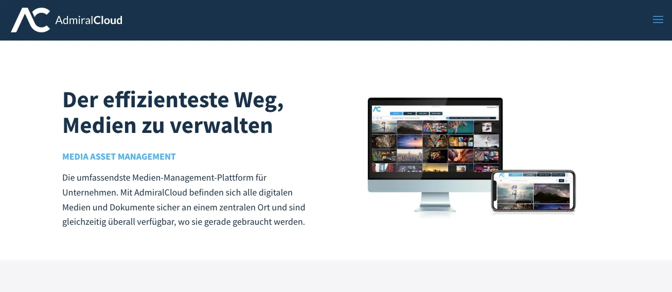 Digital Media Asset Management als Content Bibliothek zum Brand Management von Mediendateien.