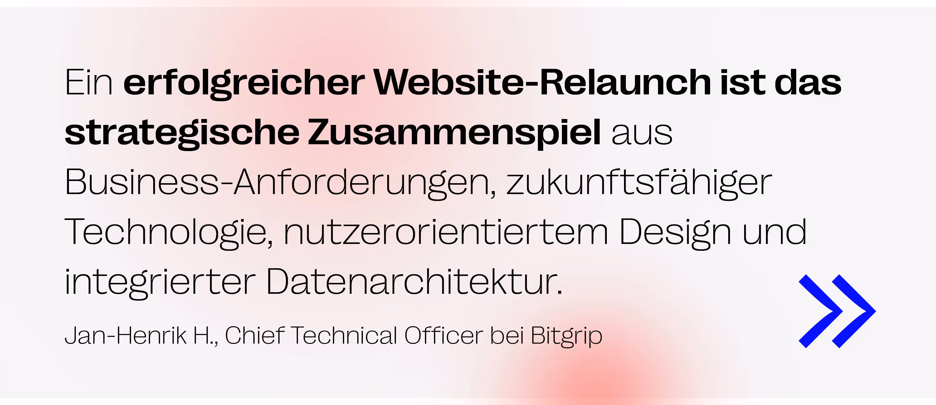 Zitat "erfolgreicher Website Relaunch"