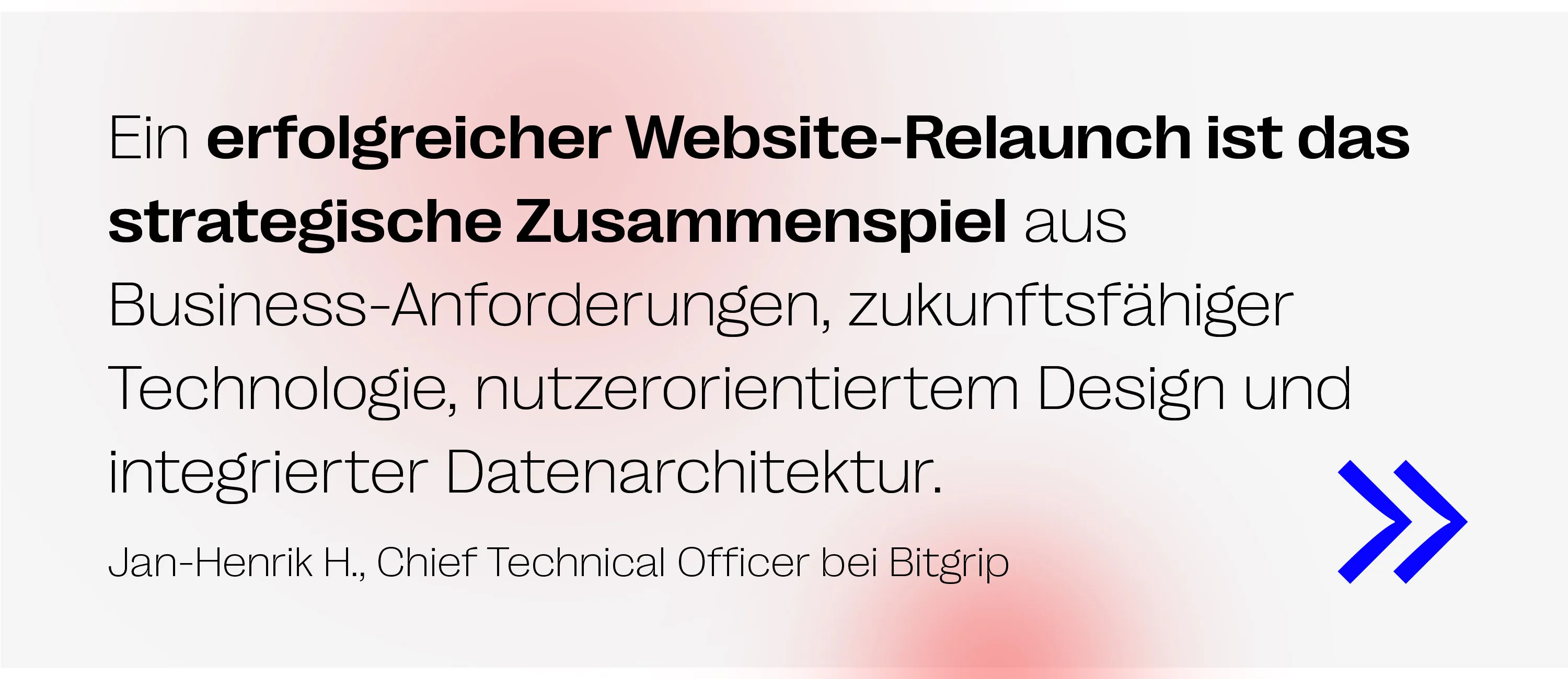 Zitat "erfolgreicher Website Relaunch"