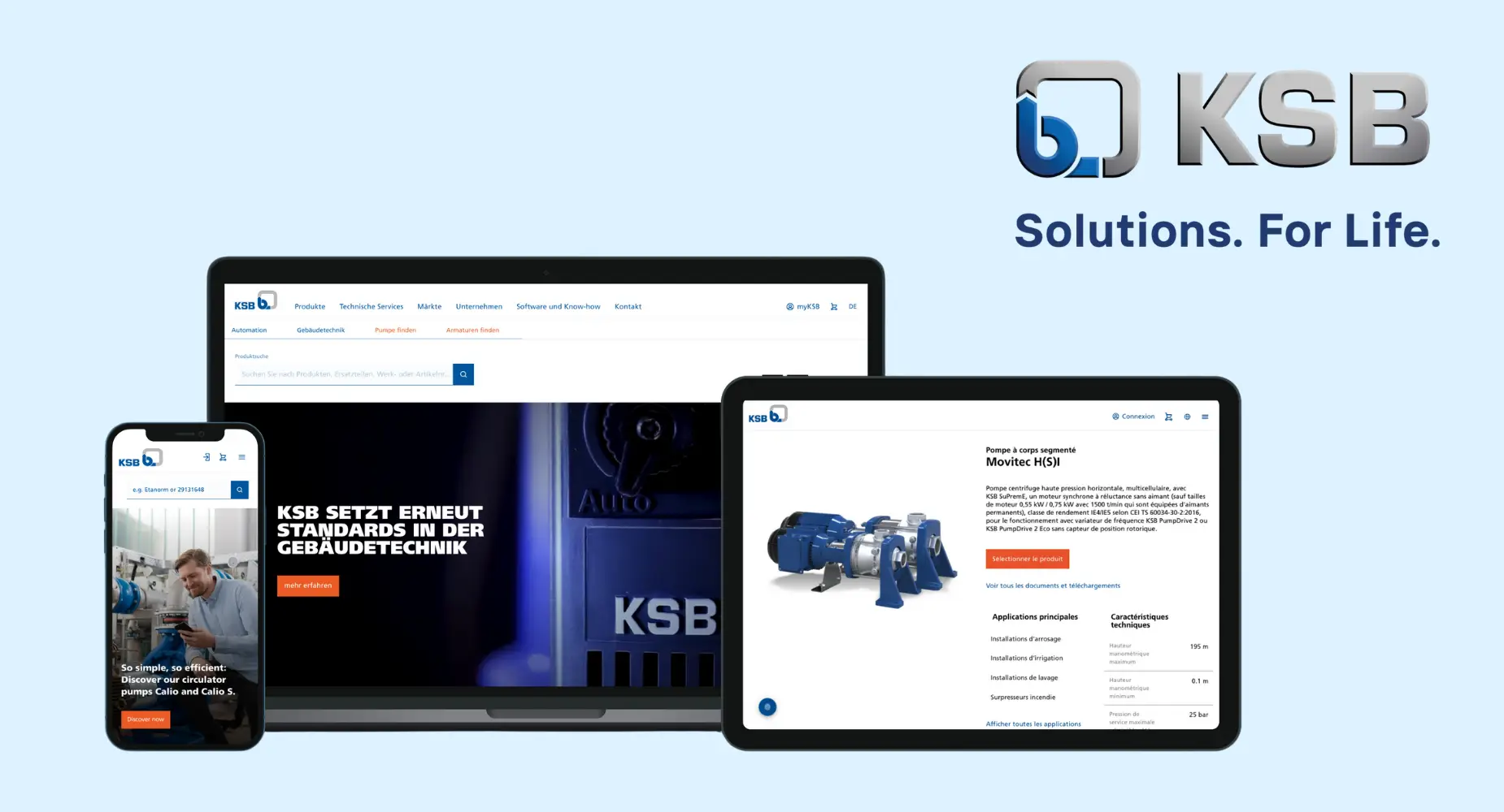KSB: Globale Plattform für digitales B2B-Wachstum