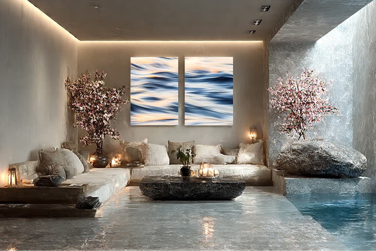 Tali's art in Healthcare and Wellness spaces