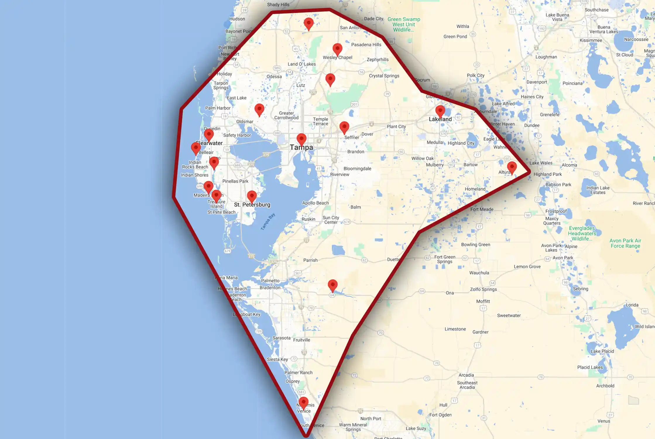 Allstar Roofing & Repair Inc Service Areas
