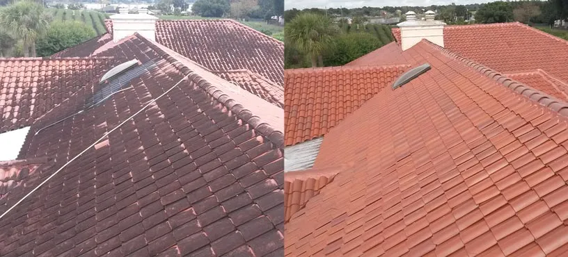 Cleaning Roof Tiles