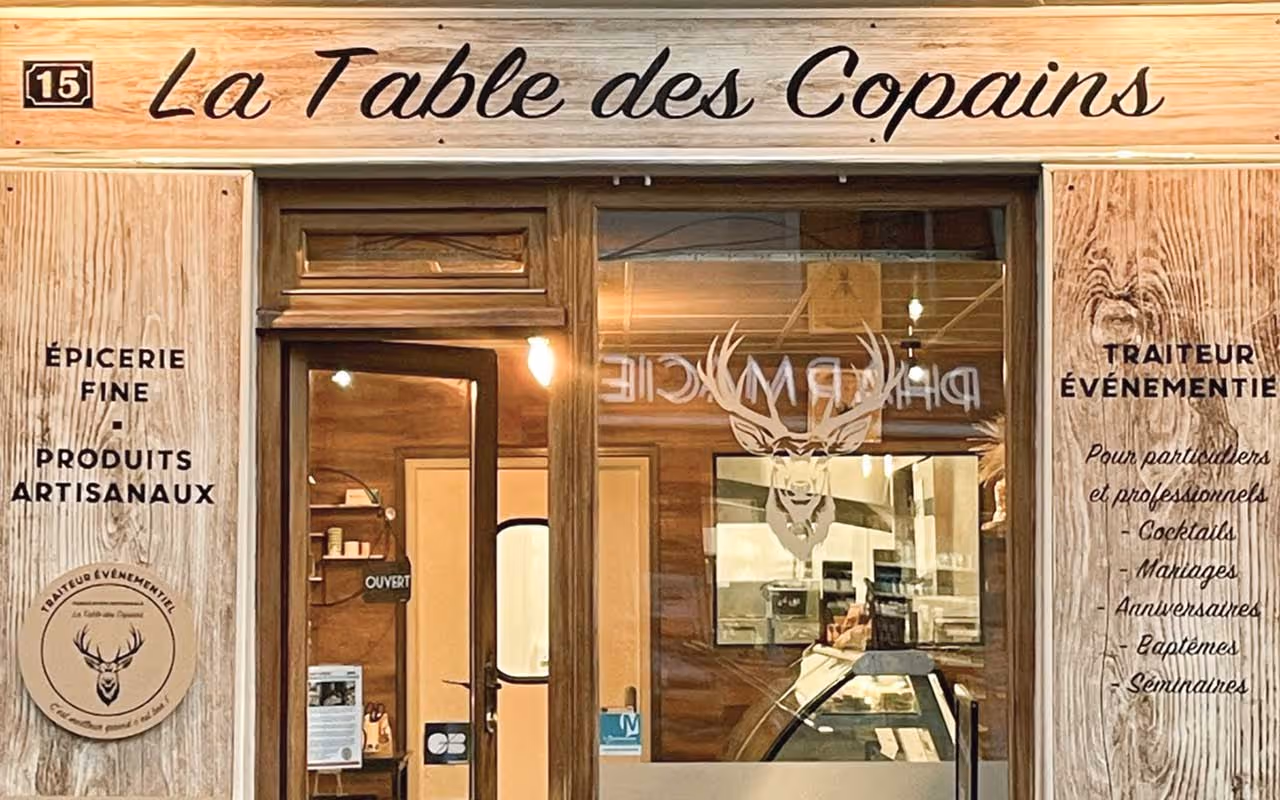 Façade de la boutique à La Mure