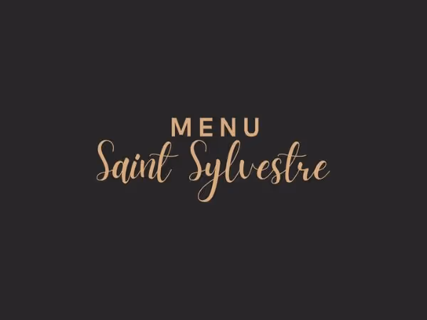 Carte Menu St Sylvestre