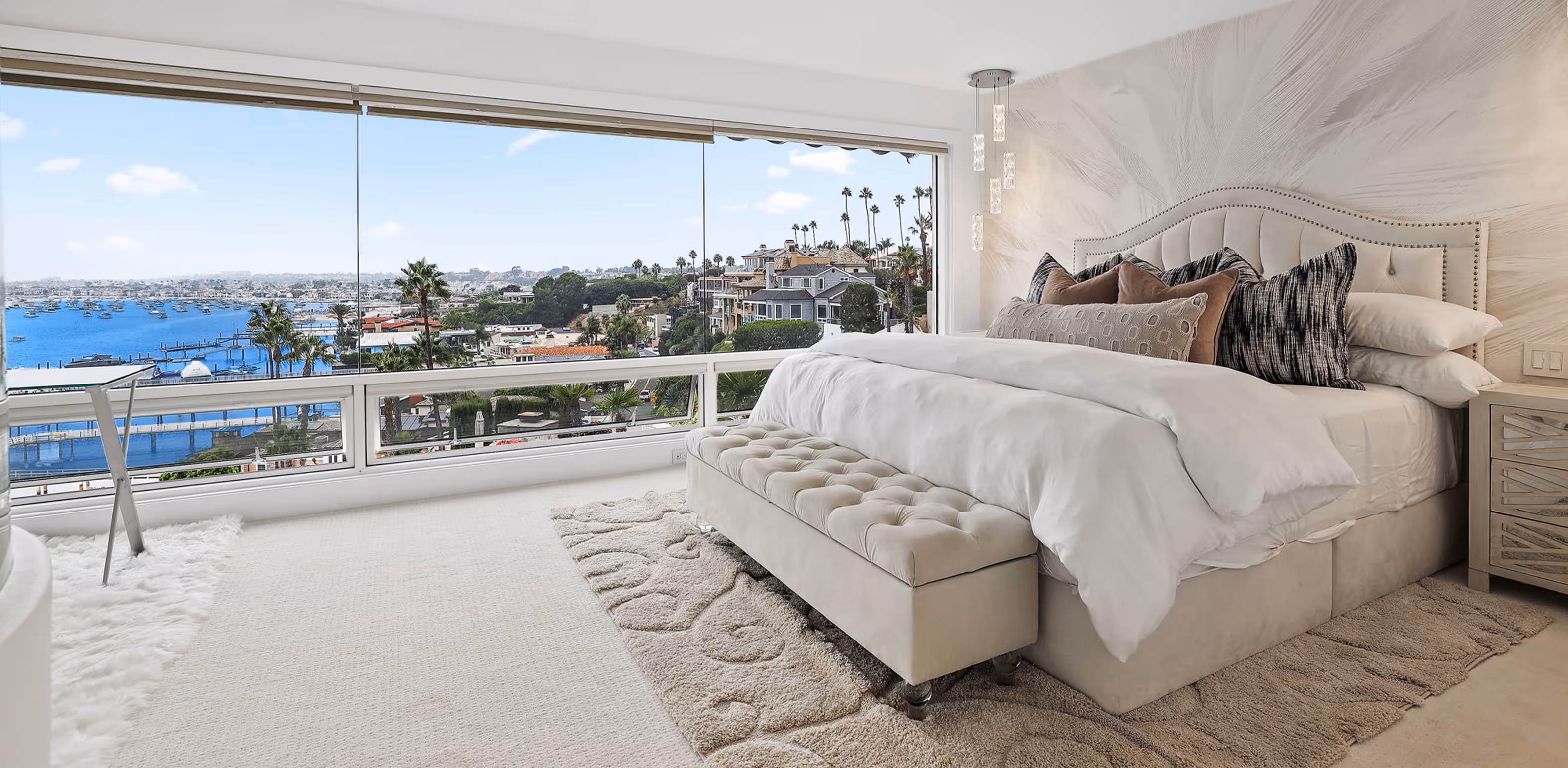 stone-creek-Carnation ave-corona-del-mar-master bedroom harbor view window