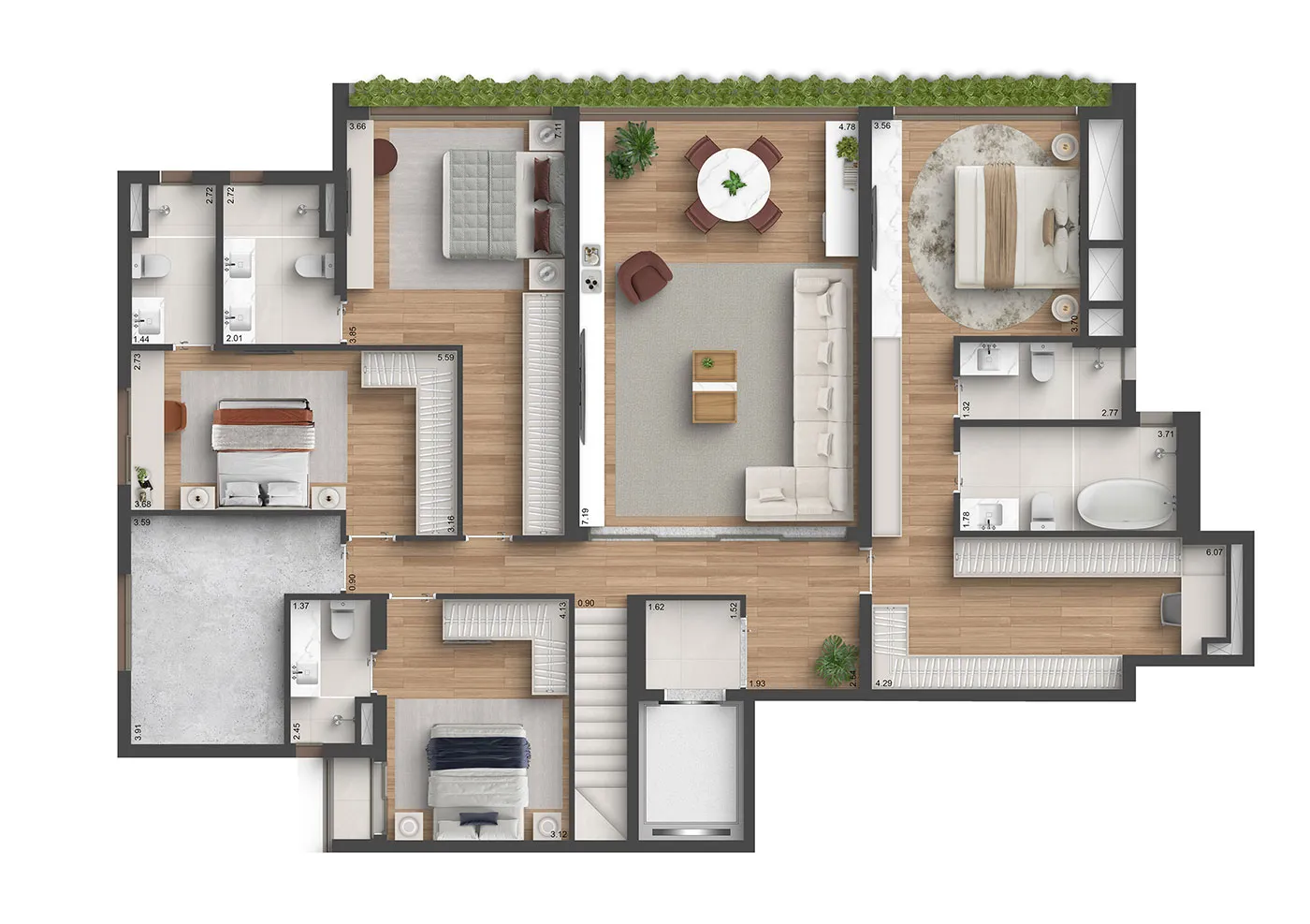 Duplex-399m²