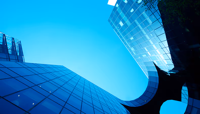 Photo of colourful flats