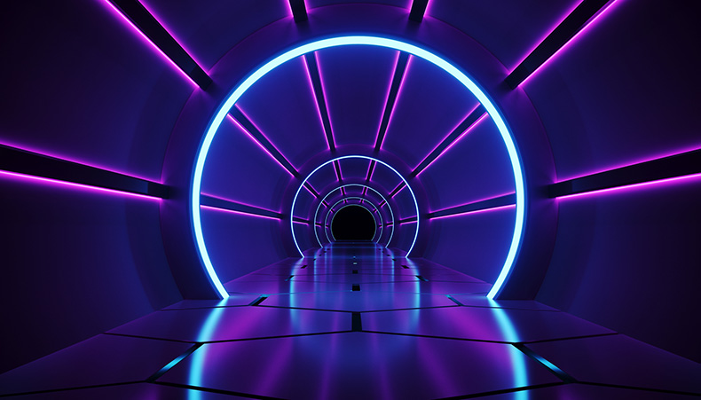 Abstract image showing AI