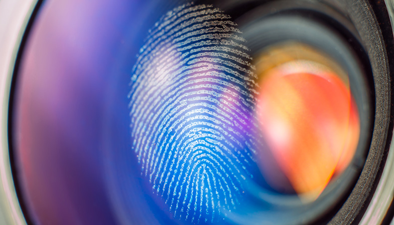 Photo of lit computer keyboard