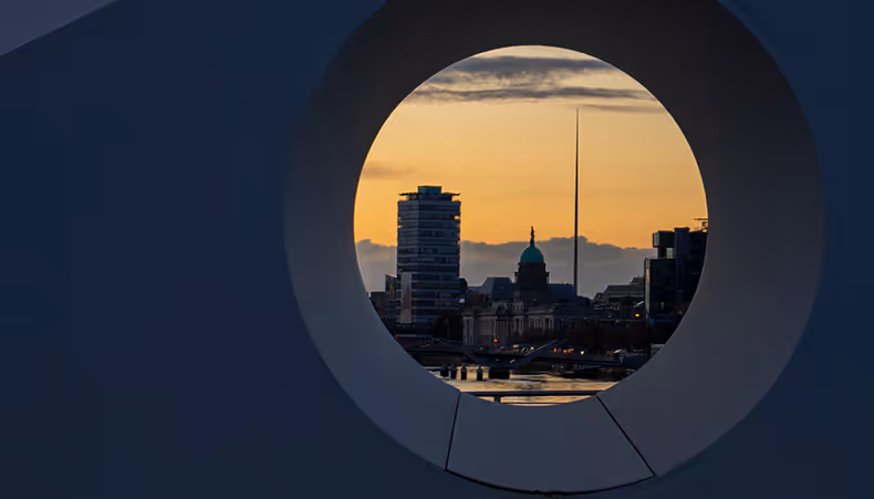 Photo of London city scape at night