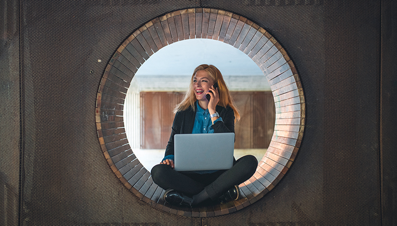 Photo of man using smartphone
