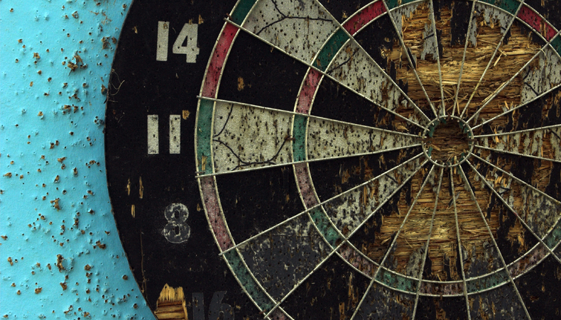 Photo of dart board