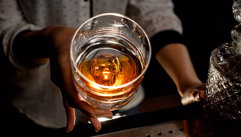 People sitting a a bar