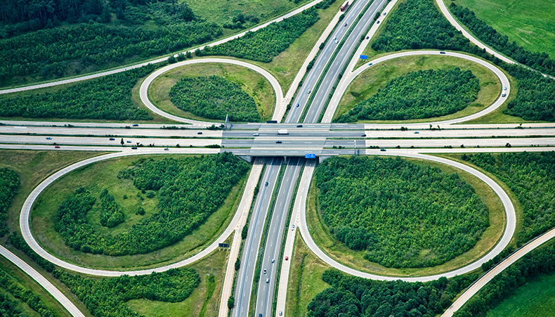 Image of illustrated city map