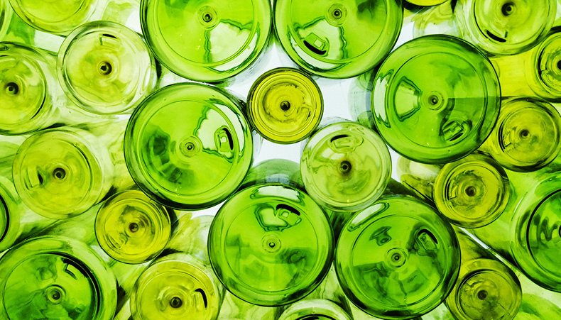 Green bottles image