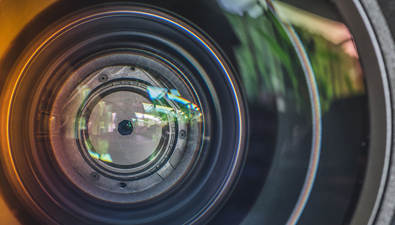 Photo of camera lens