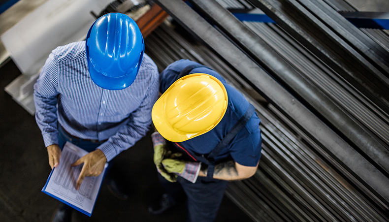 Photo of solar panel engineers