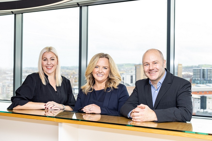 Katharine Kimber, Christina Lishman, Jason Byrne at TLT